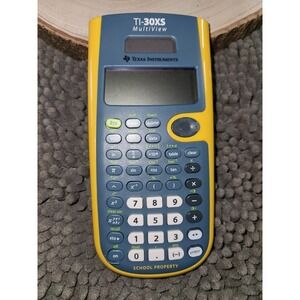 Texas Instruments TI-30XS MultiView Yellow Calculator~Tested~Excellent